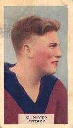 1933 Hoadley's Victorian Footballers #49 Colin Niven Front
